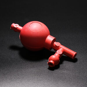 PIPETADOR BORRACHA VERMELHO 3 VIAS