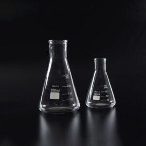 ERLENMEYER DE VIDRO BOROSILICATO 3.3 BOCA ESTREITA