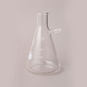 FRASCO KITASATO DE VIDRO BOROSILICATO 3.3